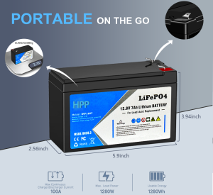 12.8v 7ah lifepo4 battery series