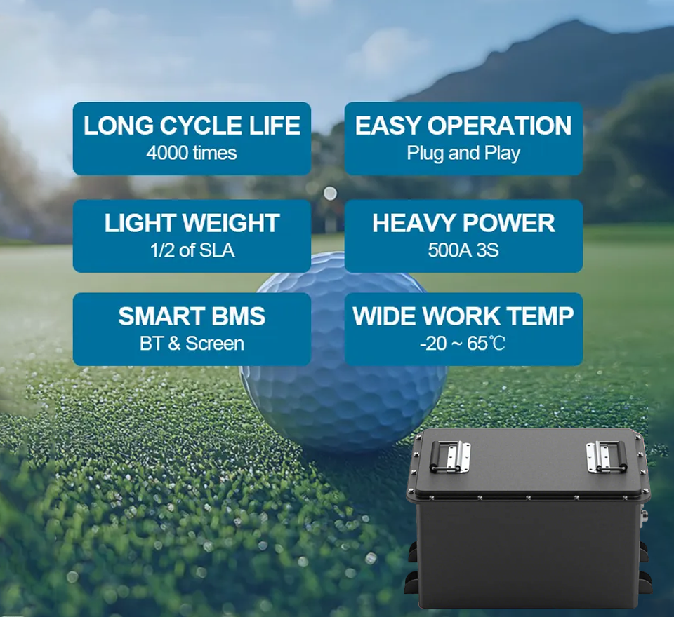 51v 60ah lifepo4 battery for golf cart