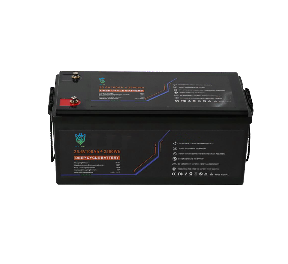 24v 100ah lifepo4 lithium battery for solar