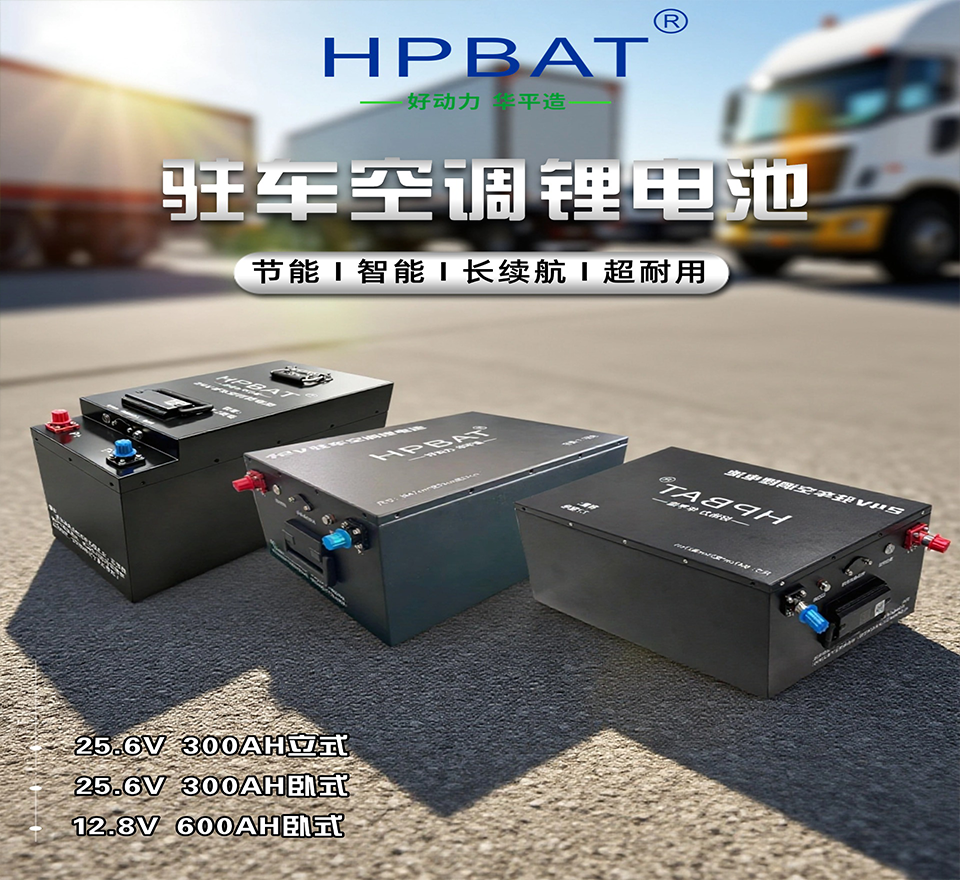 huaping power 25.6v300ah vertical parking air conditioner lithium battery